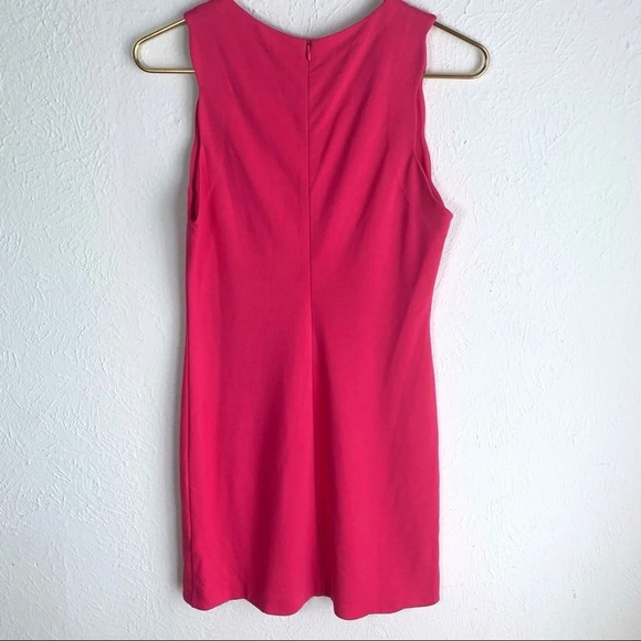 For Love & Lemons Rosarito Scalloped Edge Dress Pink Sz Large - Picture 6 of 8